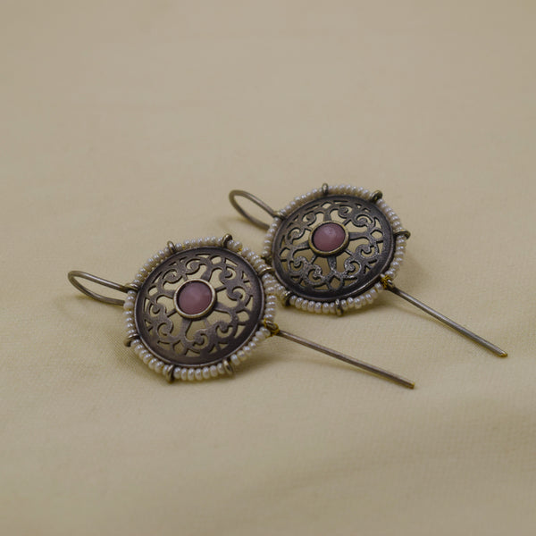 Pink Stone Pearl Bugadi | Pink