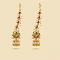 Crescent Mattilu Jhumka Earring