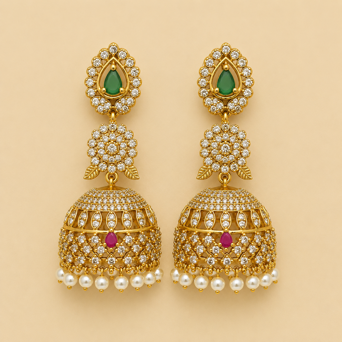 Nityaa Heritage Jhumkas