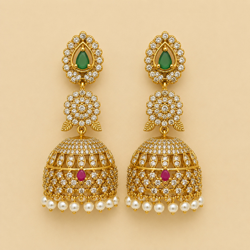 Nityaa Heritage Jhumkas
