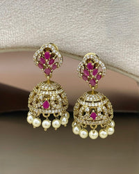 Verve Malati Asymmetric Petal Jhumkas