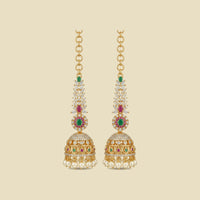 Floral Mattilu Jhumka Earring