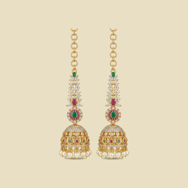 Floral Mattilu Jhumka Earring