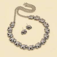 Procession Elephant Link Choker Set