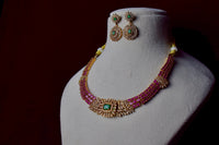 Verve Pink and Green Necklace Set