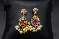 Nityaa Ruby Pearl Necklace Set