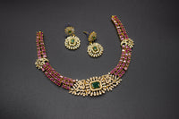 Verve Pink and Green Necklace Set