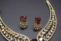 Regal Winged CZ Necklace Set