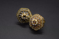 Octagonal Floral Statement Ring | Adjustable