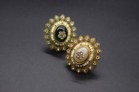 Nityaa Oval Scalloped Ring | Adjustable