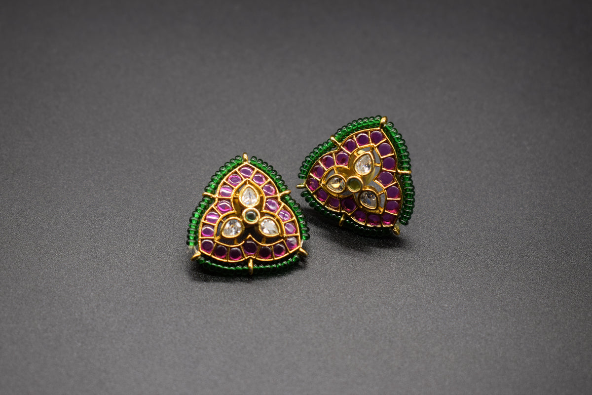 Nityaa Triangle Studs