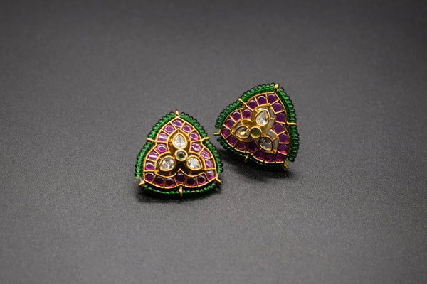 Nityaa Triangle Studs