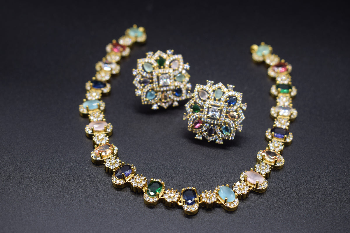 Verve Multi Color Necklace Set