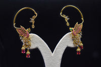 Verve Peacock Ear Cuff Jhumka Pair