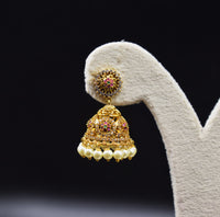 Floral Stud Jhumka