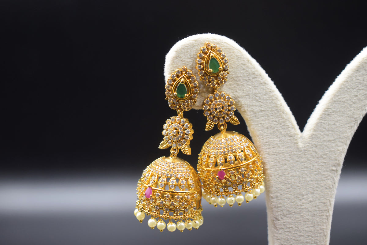 Nityaa Heritage Jhumkas