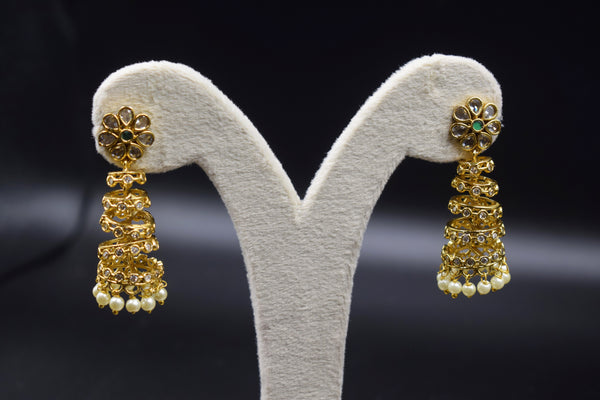 Nityaa Tiered Jhumkas