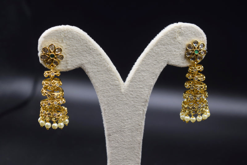 Nityaa Tiered Jhumkas