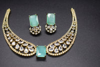 Regal Winged CZ Necklace Set