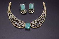 Regal Winged CZ Necklace Set