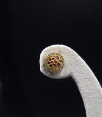 Convertible Peacock Jhumka Ear Cuff Set