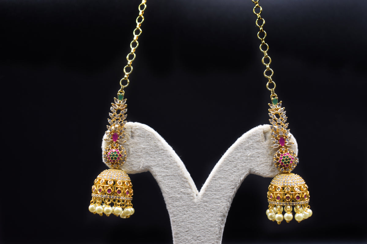 Floral Mattilu Jhumka Earring