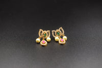 Royal Lotus Pendant Necklace Set