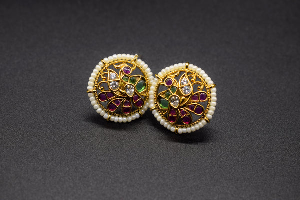 Nityaa Peacock Studs