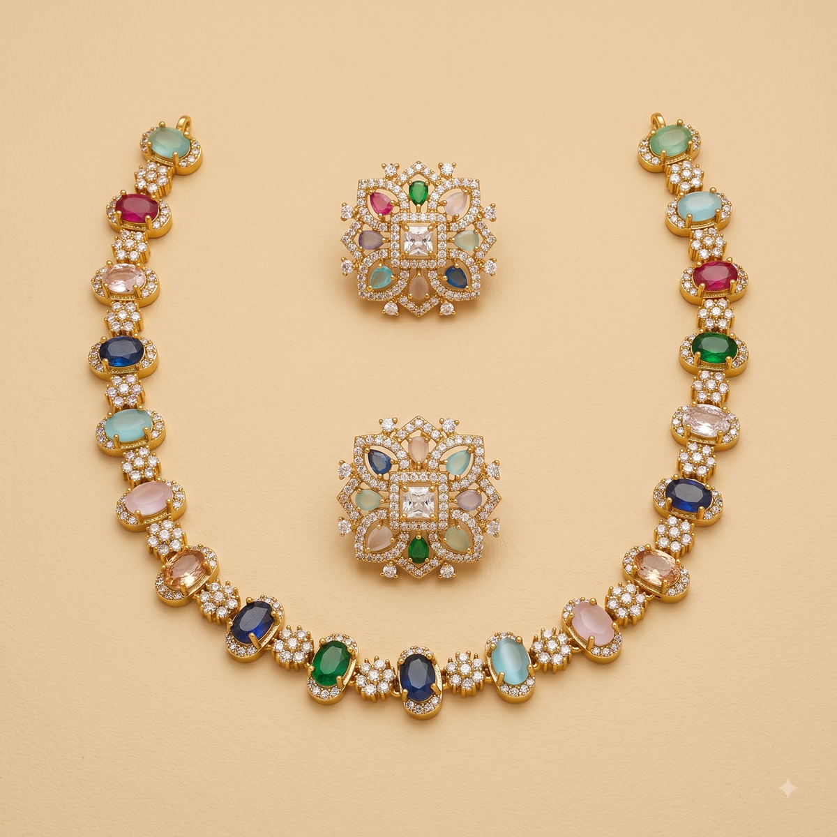 Verve Multi Color Necklace Set