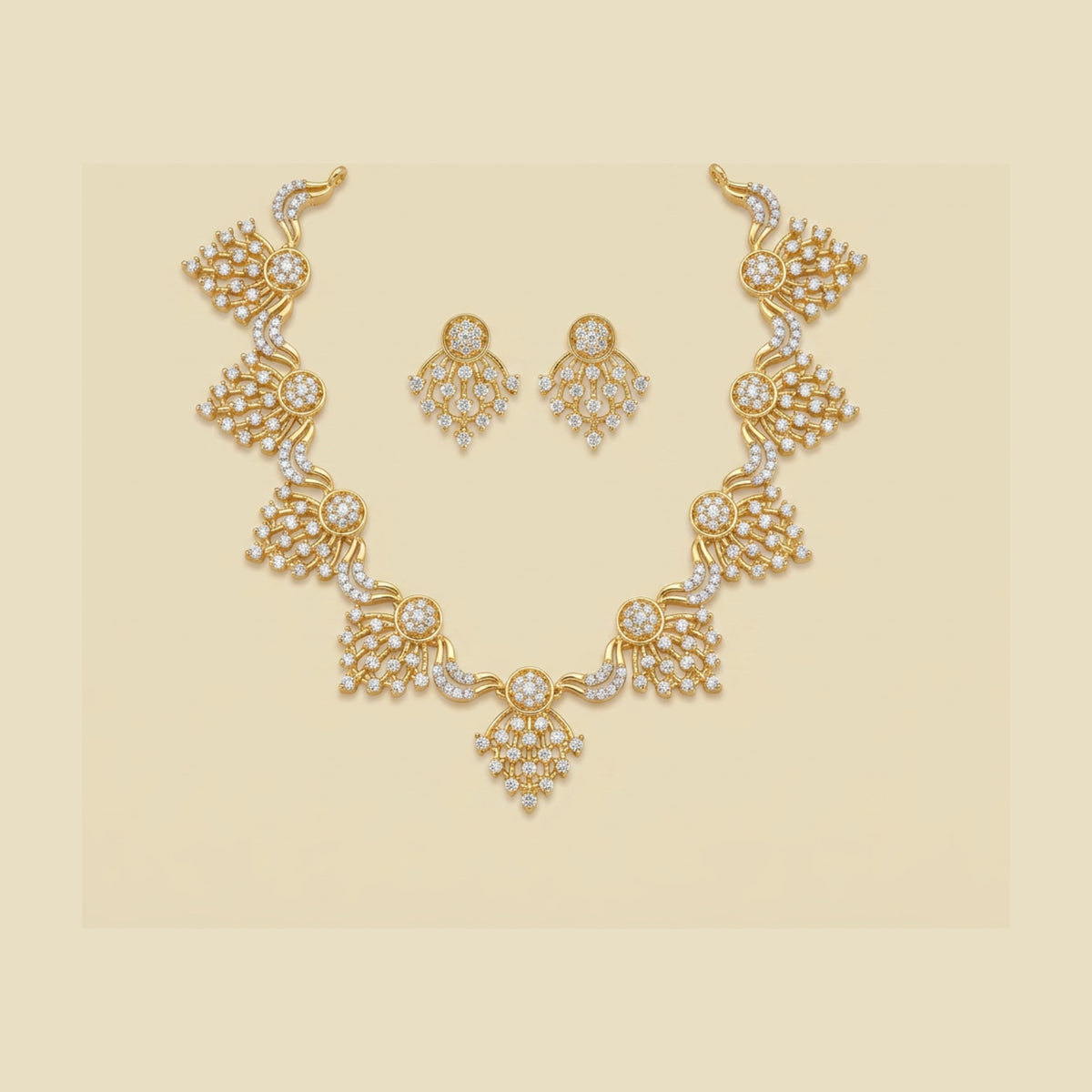 Cascading AD Necklace Set