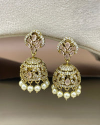 Verve Malati Asymmetric Petal Jhumkas