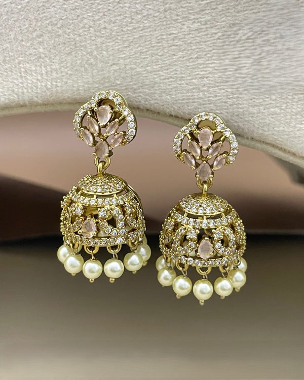 Verve Malati Asymmetric Petal Jhumkas