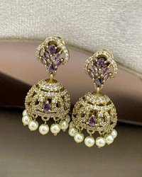 Verve Malati Asymmetric Petal Jhumkas