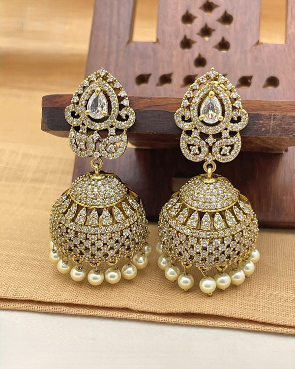 Nitya Mayura Crown Heritage Jhumkas