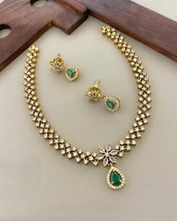 Nitya Crystal Asymmetric Floral Set