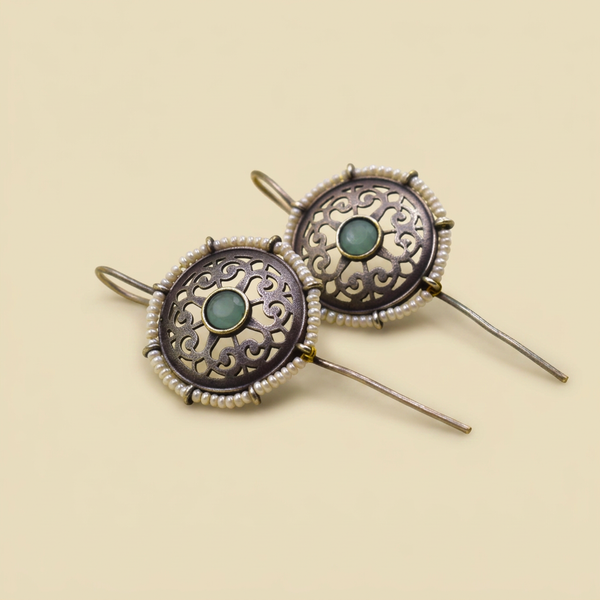 Sea Stone Pearl Bugadi | Sea Green