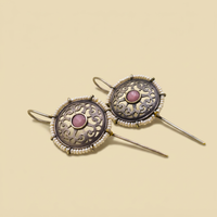 Pink Stone Pearl Bugadi | Pink
